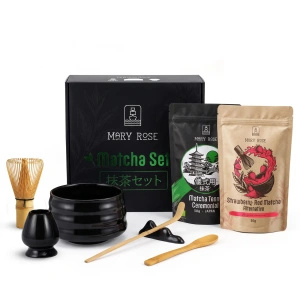 Geschenkset: Japanischer Zeremonien-Matcha + farbenfrohe Matcha-Alternative
