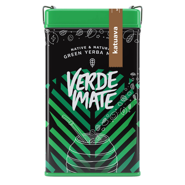 Yerbera – Metalldose + Verde Mate Green Katuava 0,5 kg