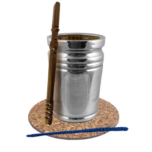 Palo Santo Mate Becher + Bombilla