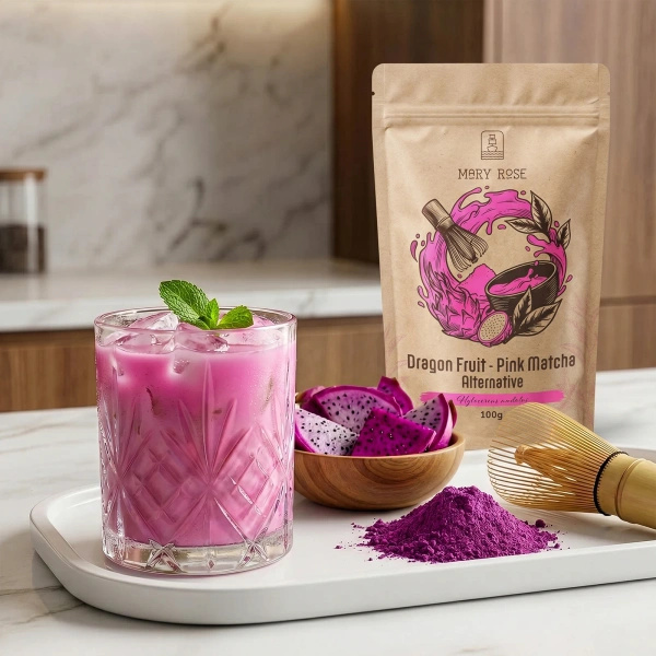 Mary Rose – Pink Matcha Alternative – Drachenfrucht (Pulver) 100 g
