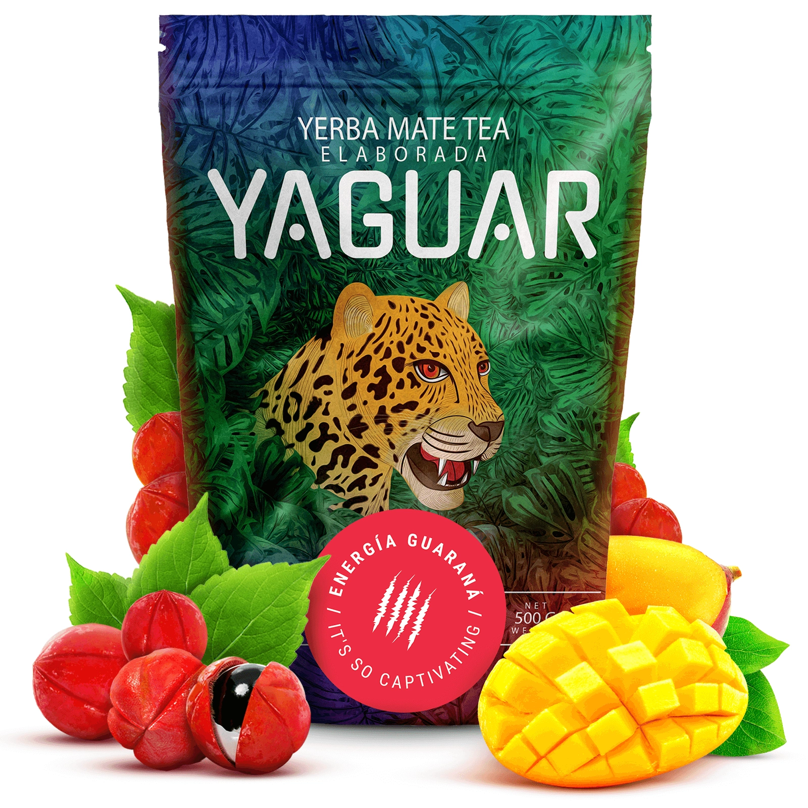 Yaguar Energía Guaraná - packaging