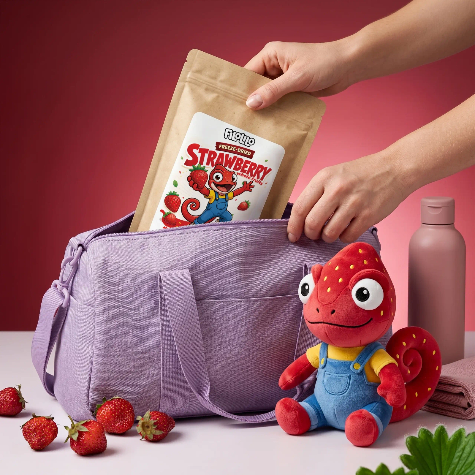 FiloLilo freeze-dried strawberry
