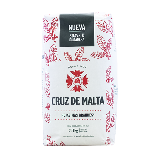Yerba Mate Rosamonte 1kg + Cruz de Malta 1kg 2x1kg