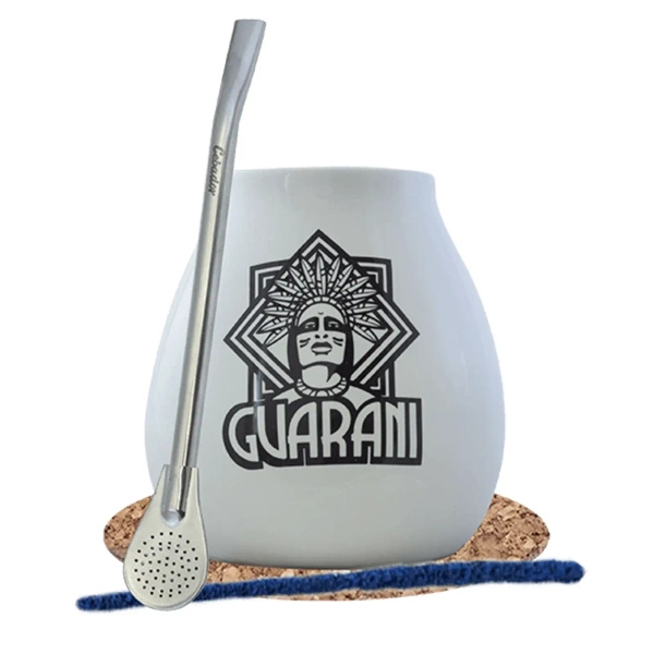 Matebecher keramik mit der Aufschrift Yerba Mate