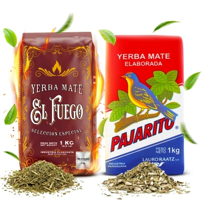 Mate Tee Elaborada Set: El Fuego 1kg + Pajarito 1kg