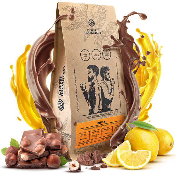 Bro Coffee Roastery - Bohnenkaffee India Karnataka Premium 1 kg