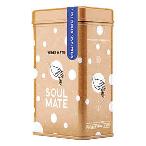 Yerbera – Metalldose + Soul Mate Orgánica Despalada 0,5 kg