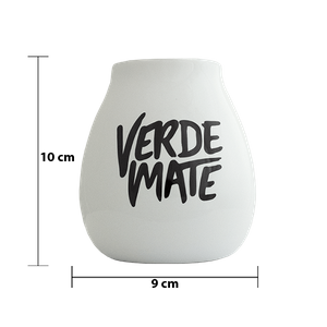 Verde Mate Matebecher aus Keramik - 350ml-weiss