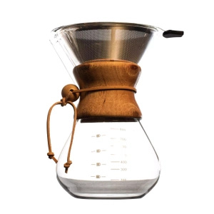 Kaffeeaufbrüher Typ chemex 800 ml + Mehrwegfilter