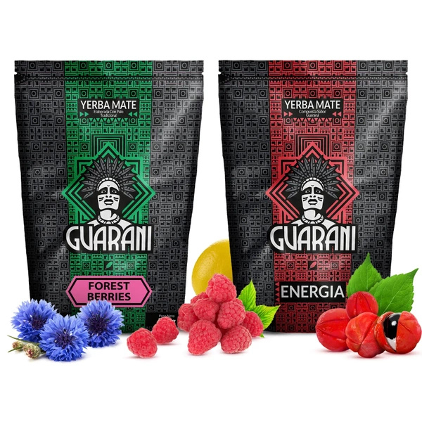 Mate Tee Guarani Frucht und Energie Set 2x500g
