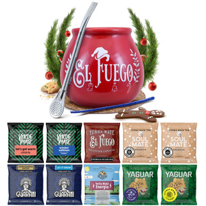 Mate Tee Winter-Set 10x50g Kalebasse + Bombilla