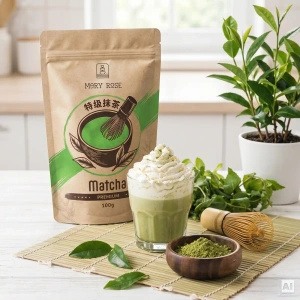 Set aus 2 chinesischen Matcha‑Tees: Premium + kulinarisch