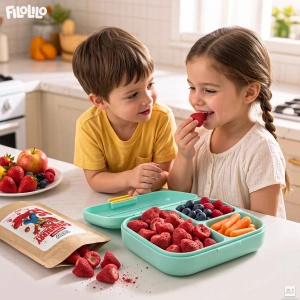 FiloLilo – Gefriergetrocknete ganze Erdbeeren 100 g