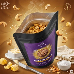 Nustino Crunch – Geröstete Cashewkerne – Golden Salted Butter 200 g