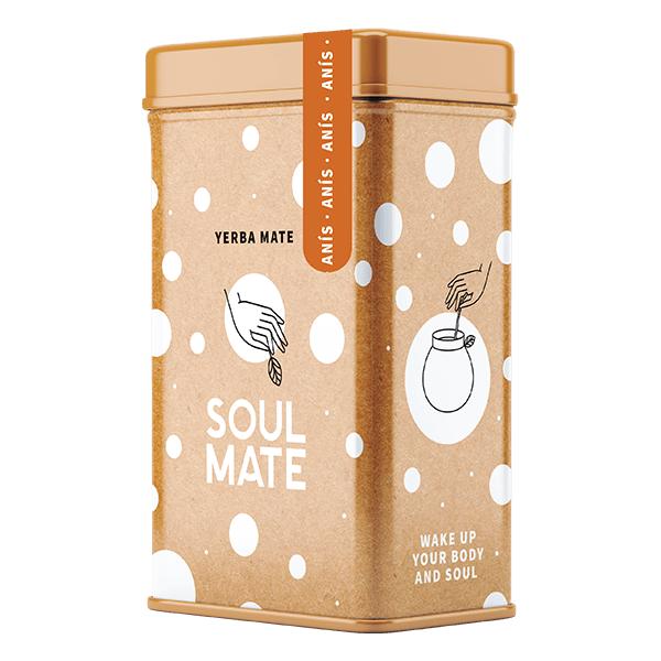 Yerbera – Metalldose + Soul Mate Orgánica Anís 0,5 kg
