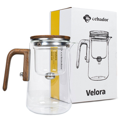 Glasteekanne mit magnetischem Teesieb Velora 800 ml
