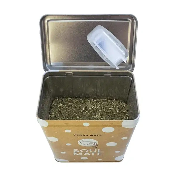 Yerbera – Metalldose + Soul Mate Orgánica Siempre 0,5 kg