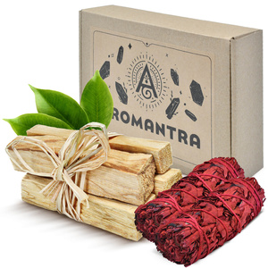 Geschenkset: Palo Santo 50 g + weißer Salbei mit Dragon’s Blood
