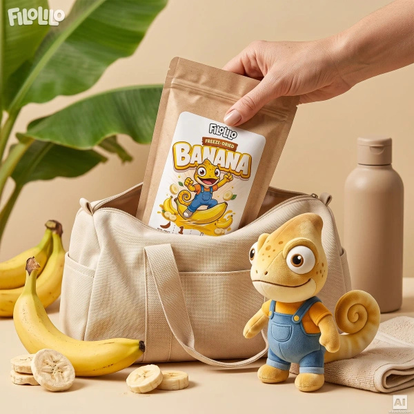 FiloLilo – Gefriergetrocknete Bananen (Scheiben) 100 g
