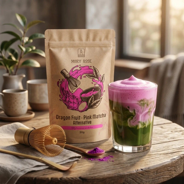 Mary Rose – Pink Matcha Alternative – Drachenfrucht (Pulver) 50 g