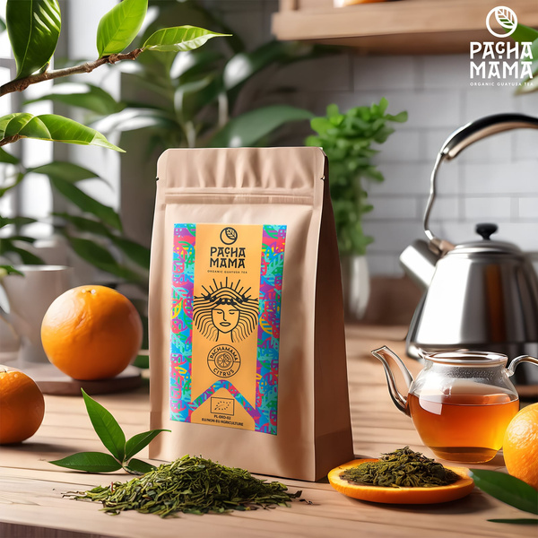 Guayusa Pachamama Citrus - mit dem organischen Zertifikat - 100g