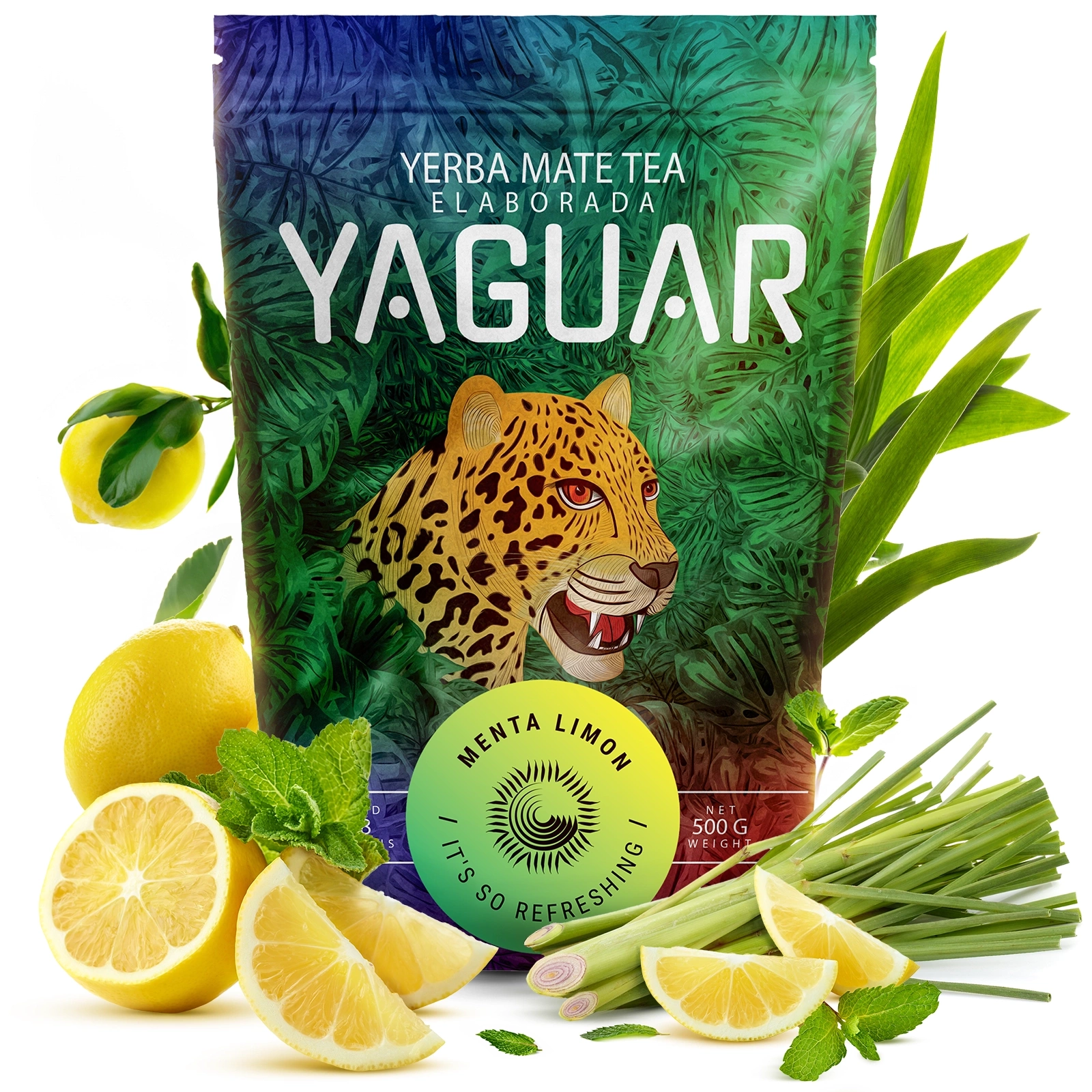 Yaguar Menta Limon - packaging