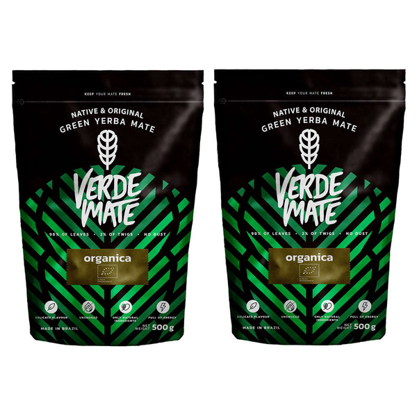 2 x Verde Mate Green Organica 0,5kg (1kg)