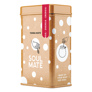 Yerbera – Metalldose + Soul Mate Orgánica Energia 0,5 kg