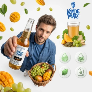 Verde Mate Green Cold Brew – Más IQ Mango 330 ml