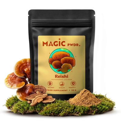Magic Pwdr – Reishi – Glänzender Lackporling 50 g