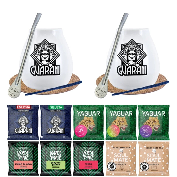 Grosses Set für Paare Mate Tee Mix 10x 50g