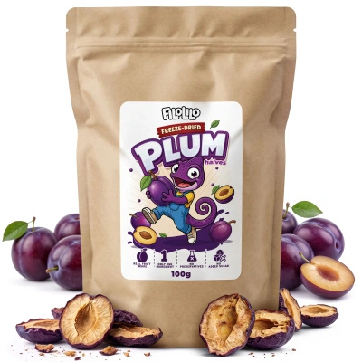 FiloLilo – Gefriergetrocknete Pflaumen (Hälften) 100 g