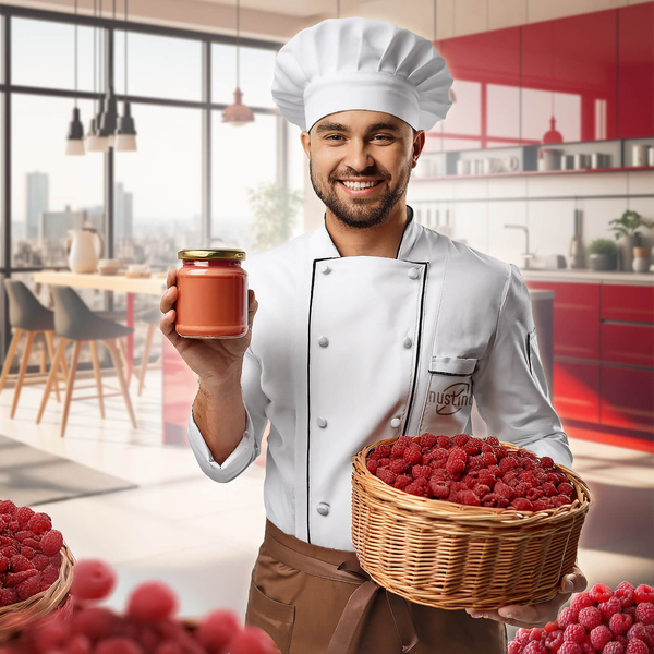 Nustino – Erdnussbutter in Pulverform – Raspberry (ohne Zuckerzusatz) 400 g