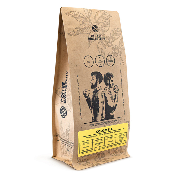 Bro Coffee Roastery - Bohnenkaffee Colombia Medellin Premium 1 kg