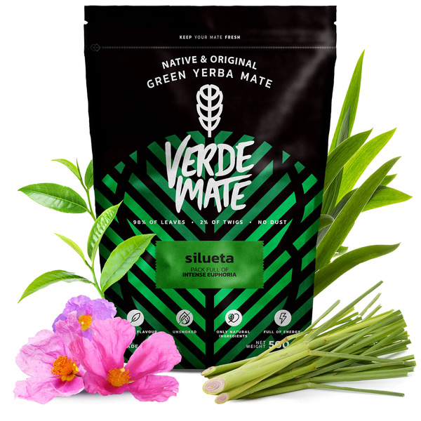 Yerba Verde Mate Green SILUETA  1kg  despalada FIT