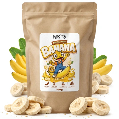 FiloLilo – Gefriergetrocknete Bananen (Scheiben) 100 g