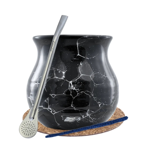 Yerba Mate Matero Set Kalebasse Bombilla 19cm