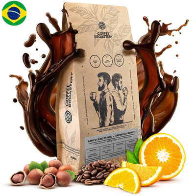 Bro Coffee Roastery - Bohnenkaffee Amico dall'Italia Espresso Roast 400 g