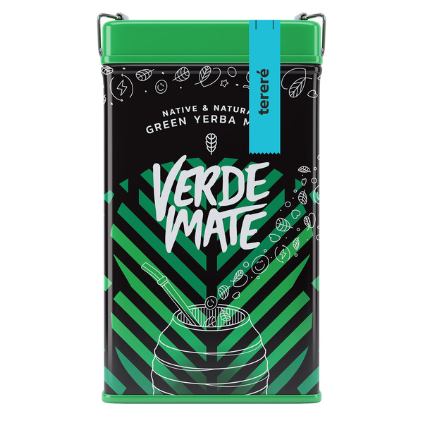 Yerbera – Metalldose + Verde Mate Green Tereré 0,5 kg