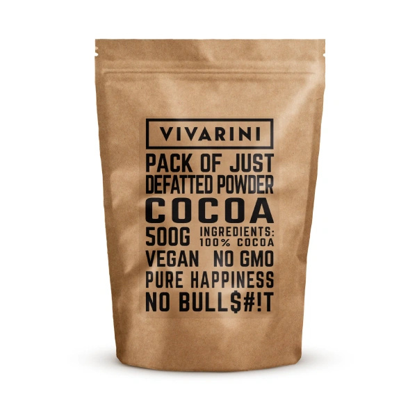 Vivarini – Alkalisiertes Kakao dunkel (Pulver) 0,5 kg