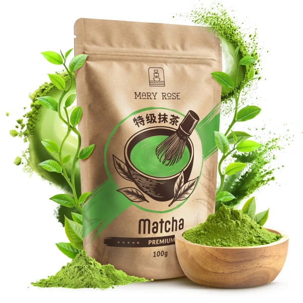 Mary Rose – Chinesischer Grüner Tee Matcha Premium 100 g