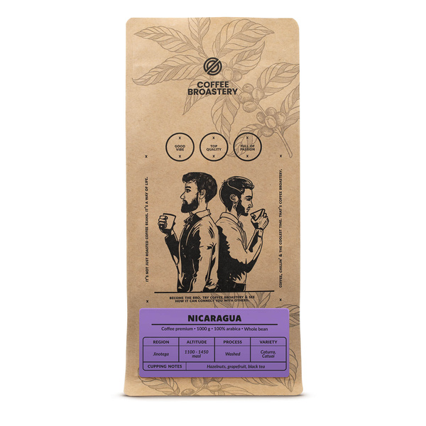 Kaffee-Set Bro Coffee Roastery Costa Rica San Rafael + Nicaragua Colibrí Azul + Brazil Samba 3x1kg (3kg)