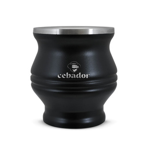 TermoColador – Thermobecher für Mate Tee – 190 ml (schwarz)