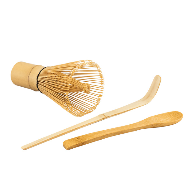 Geschenkset: Japanischer Matcha in Zeremonialqualität + matchawan + Bambuszubehör
