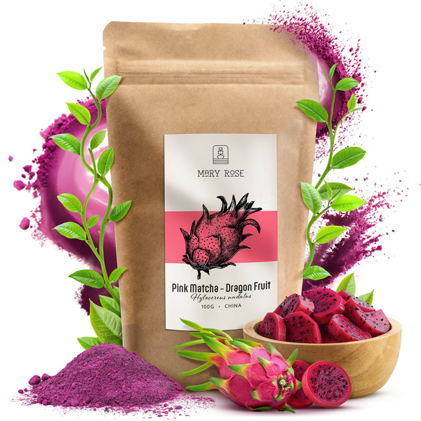 Mary Rose – Pink Matcha – Drachenfrucht (Pulver) 100 g