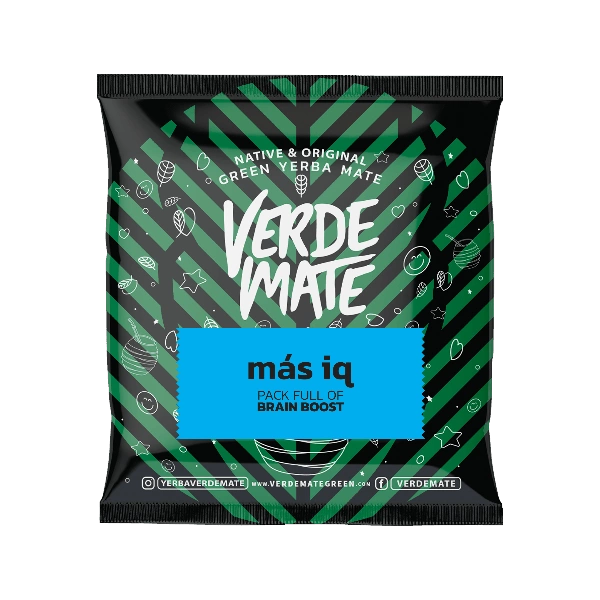 Verde Mate Green Más IQ - packaging