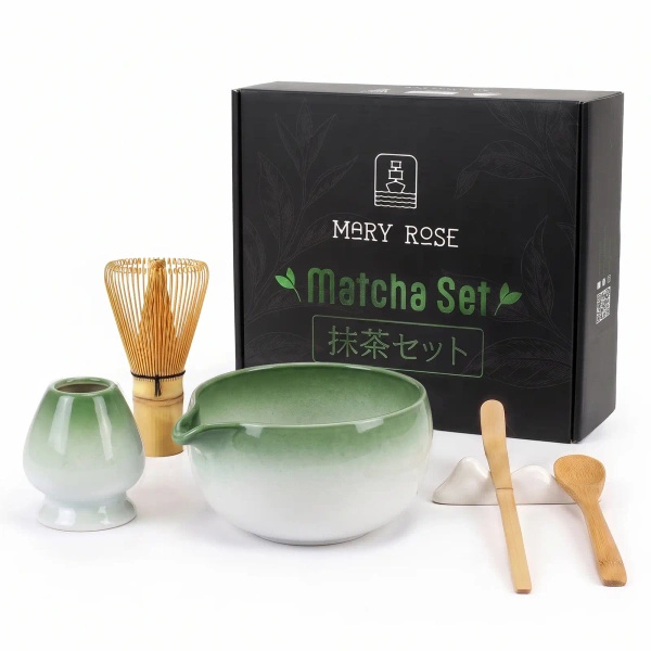 Geschenkset: Zubehör zur Zubereitung von Matcha-Tee