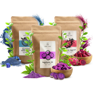 Set farbiger Matchas: Blue Matcha + Pink Matcha + Purple Matcha