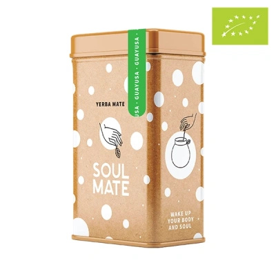 Yerbera – Metalldose + Soul Mate Orgánica Guayusa 0,5 kg