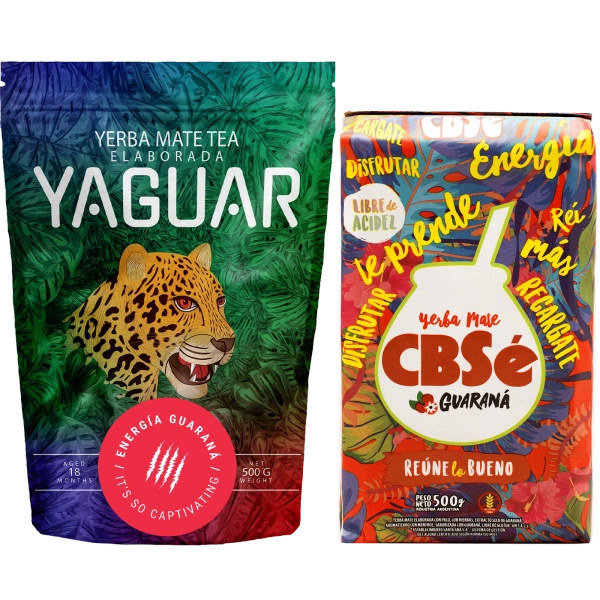 Yerba Mate CBSe Yaguar Energia 2x500g 1kg